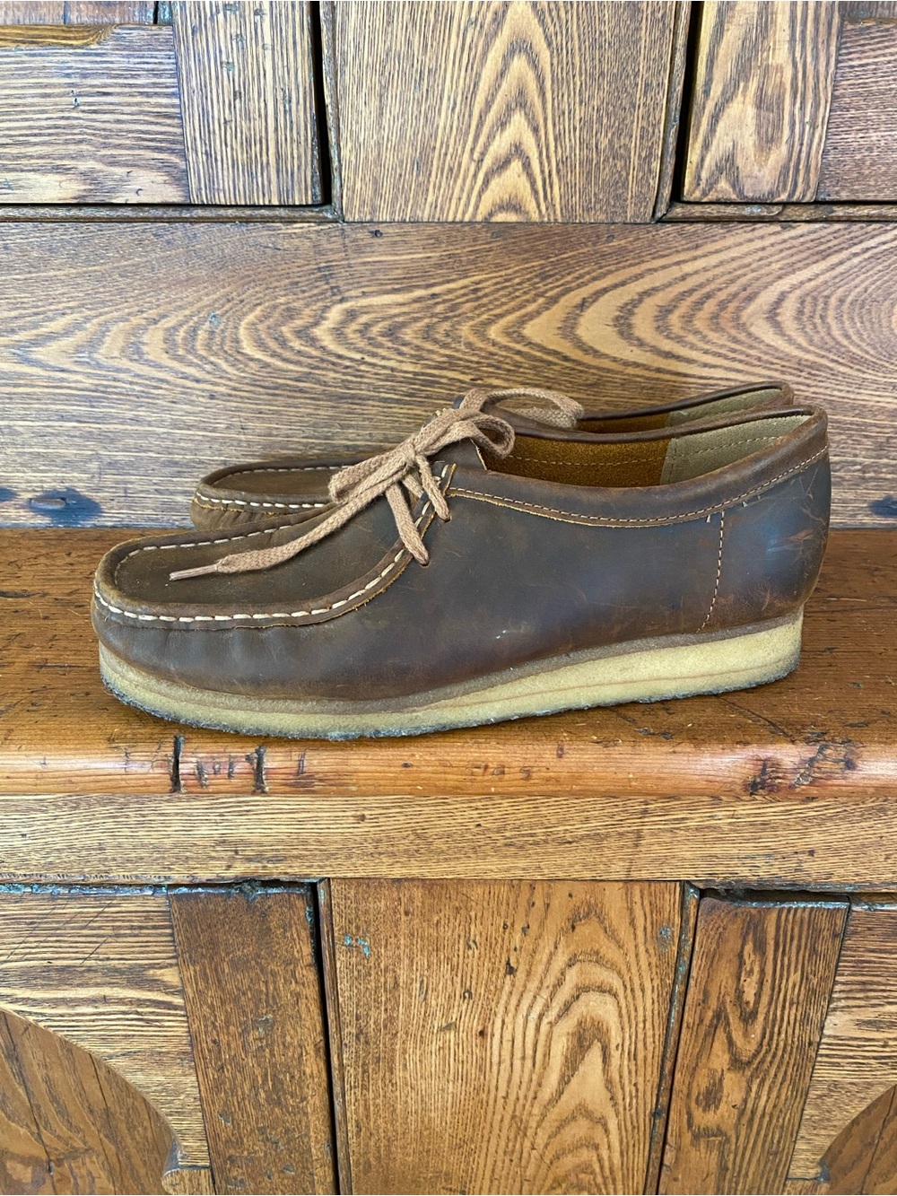 Clarks Wallabee 10 oiled leather